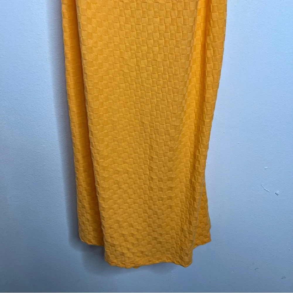 Free People BEACH Evelyn Halter Orange Square Textured
Open Back Dress XL Y2K 90 - Picture 7 of 16